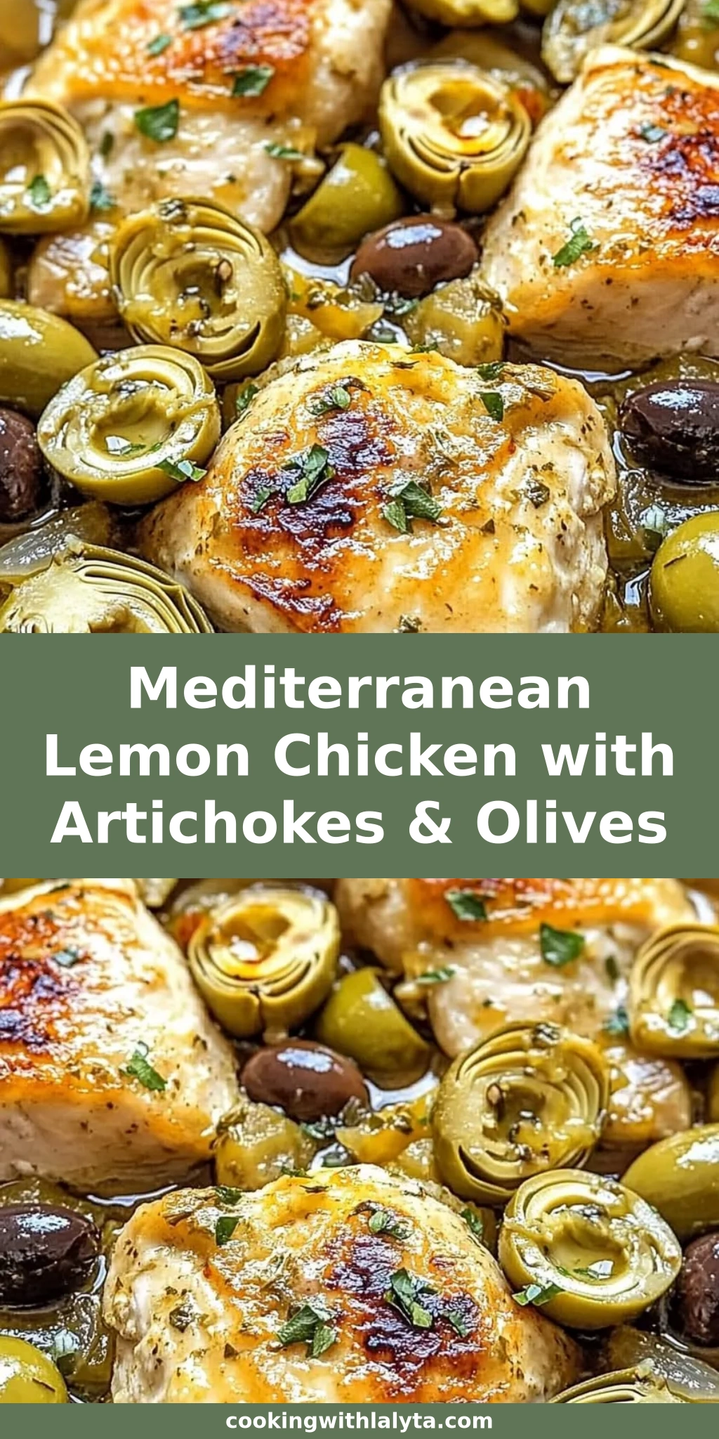 Mediterranean Lemon Chicken with Artichokes & Olives