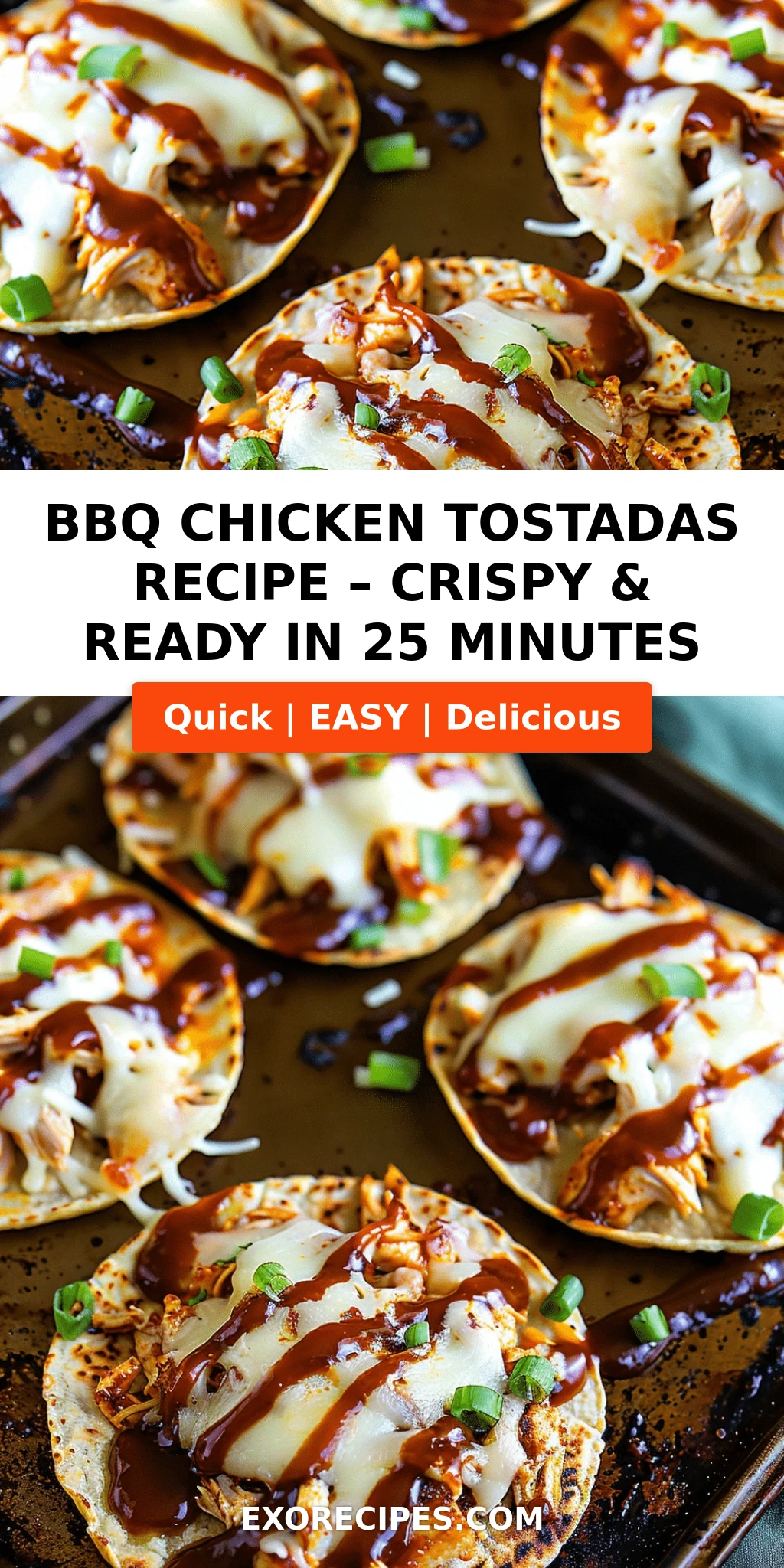 BBQ Chicken Tostadas