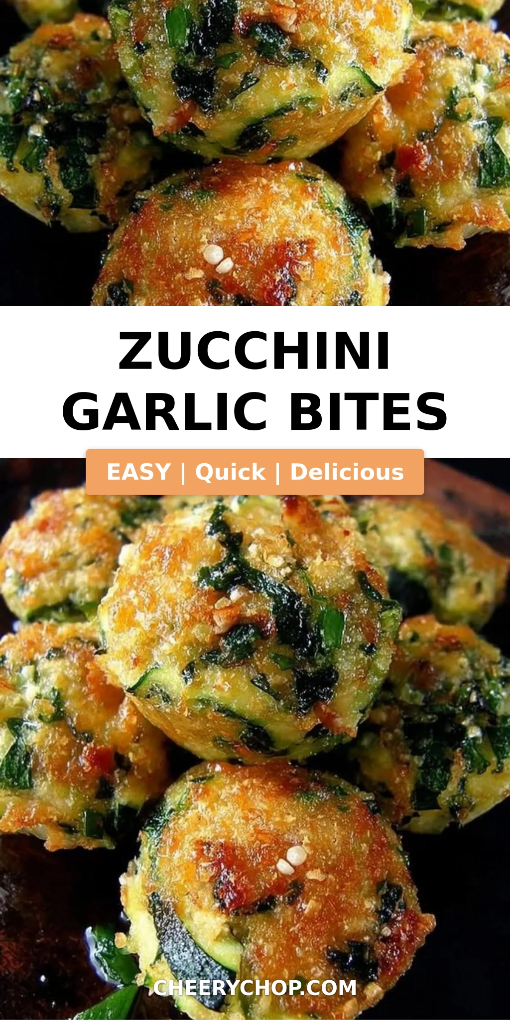 Zucchini Garlic Bites