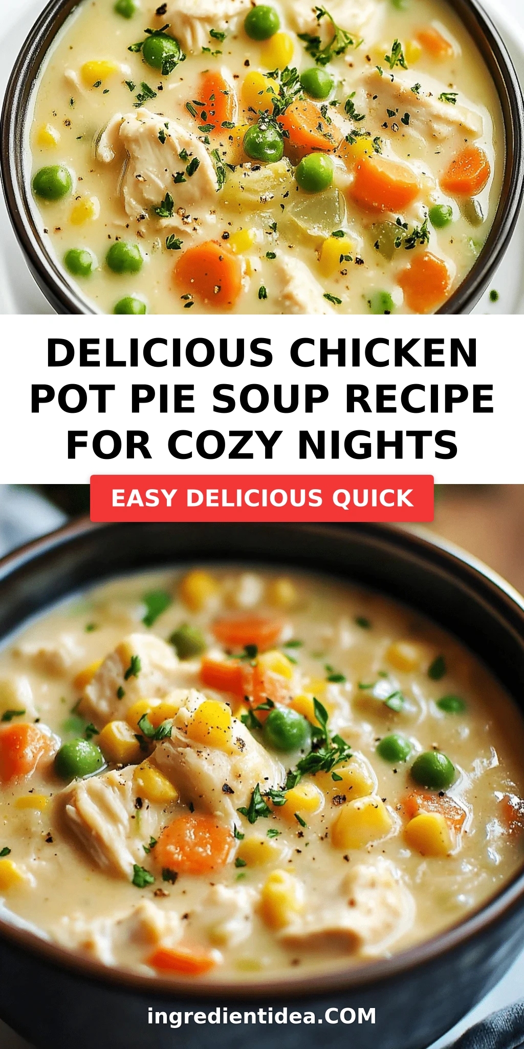 Delicious Chicken Pot Pie Soup Recipe for Cozy Nights