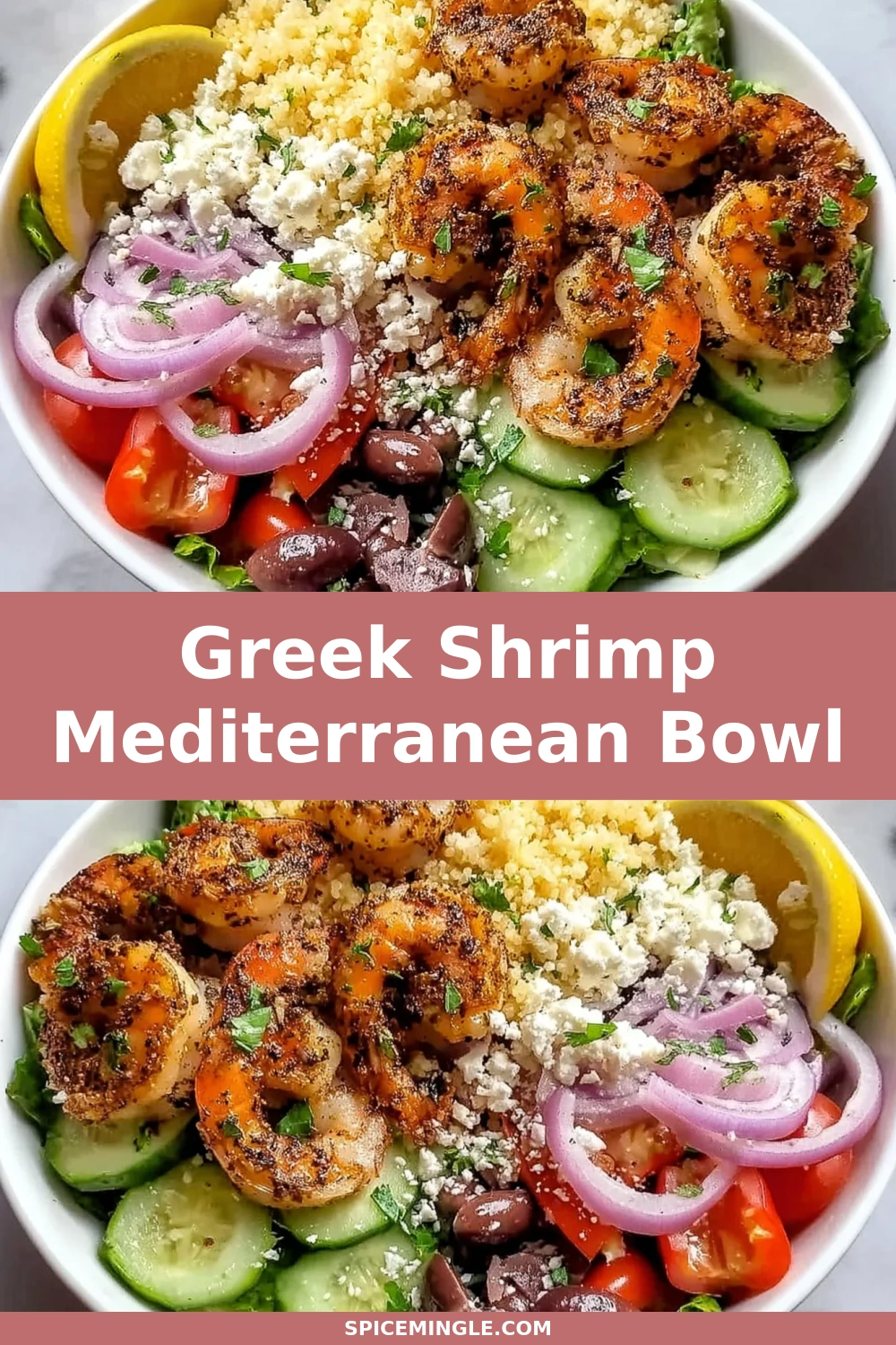 Greek Shrimp Mediterranean Bowl