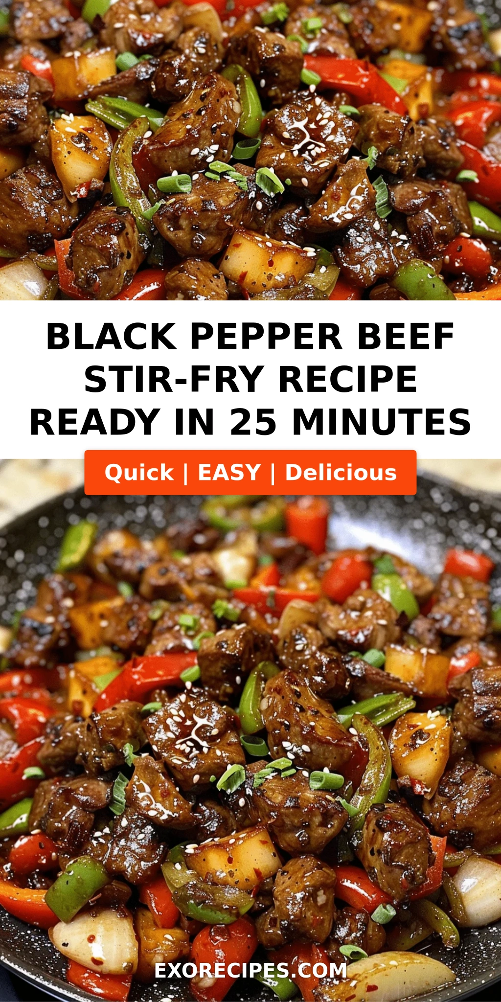 Black Pepper Beef Stir-Fry Quick, Flavorful, and Perfect for Dinner