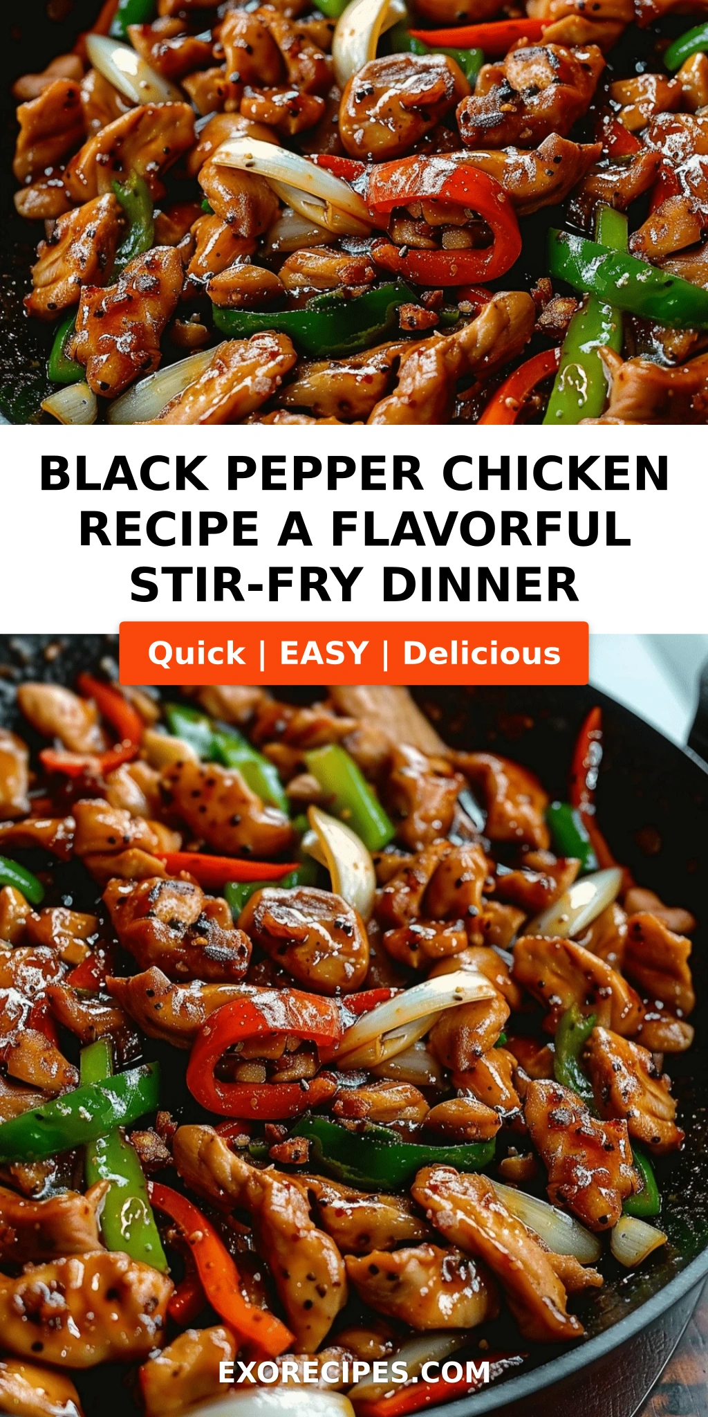 Black Pepper Chicken Recipe A Flavorful Stir-Fry to Savor Every Bite
