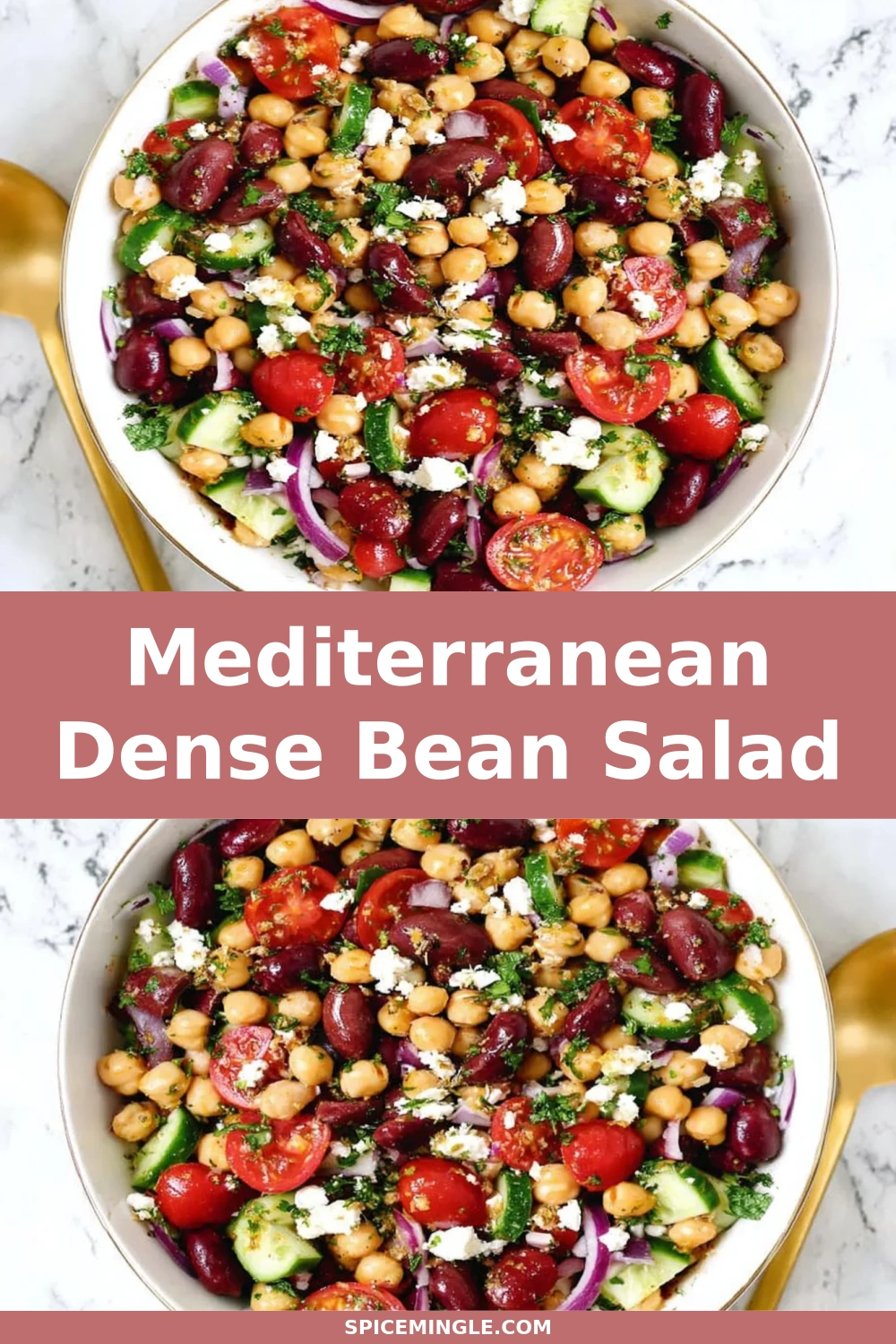 Mediterranean Dense Bean Salad