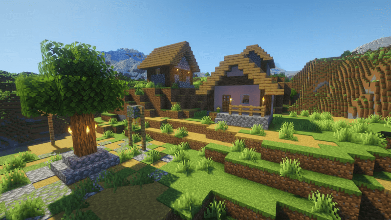 Village Surrounded by Lake — Minecraft seed screenshot 4