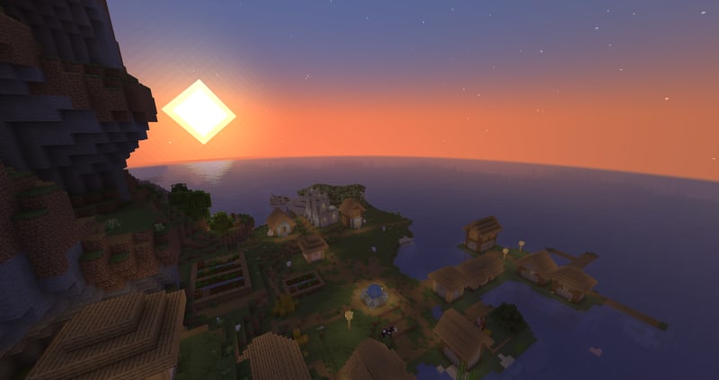 Skycliff Survivor Island — Minecraft seed screenshot 2
