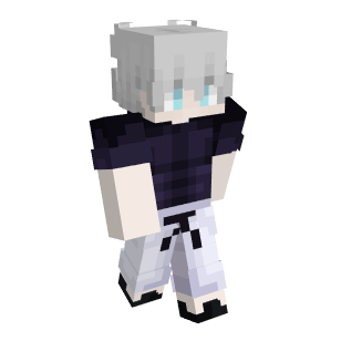 Gojo anime Minecraft skin free download