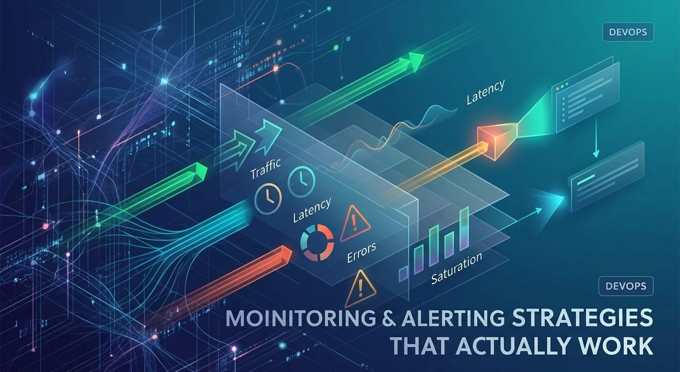 Monitoring dashboard showing SLI metrics with alert thresholds