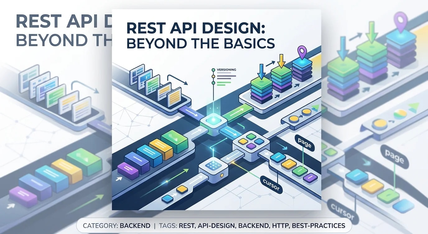 HTTP request and response flow diagram showing REST API design patterns