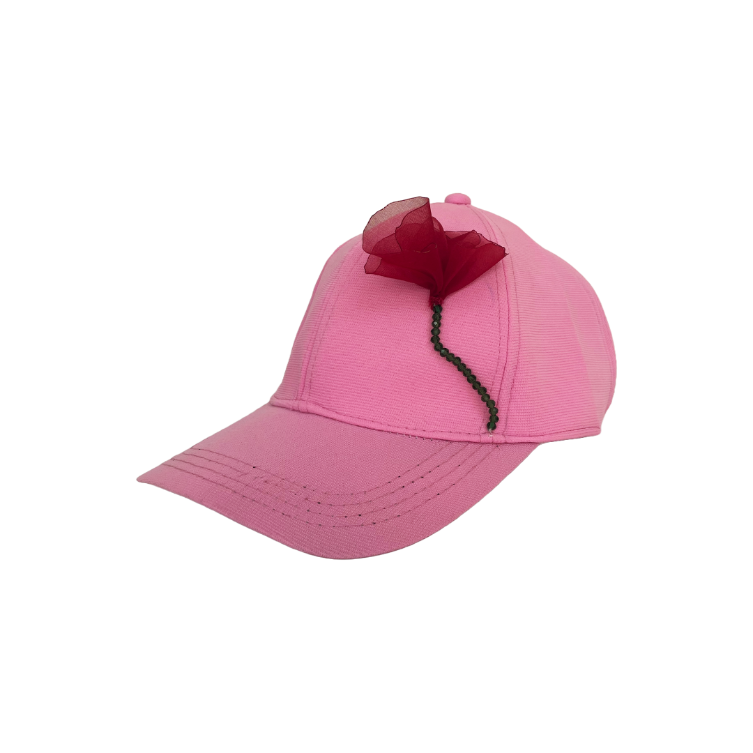 Multi-Art Designer Baseball Cap – Handcrafted Wearable Art — alternate view