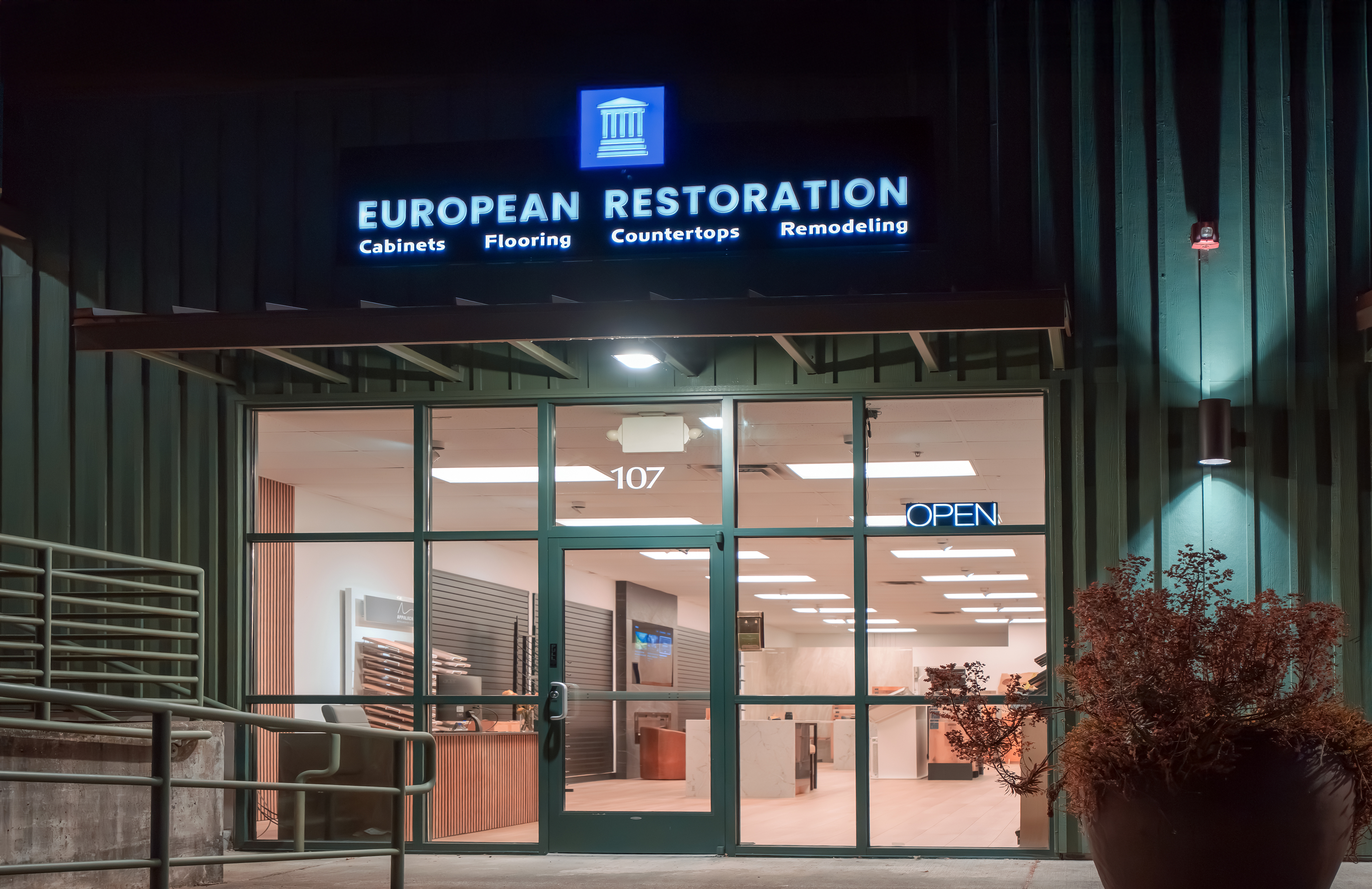 European Restoration Showroom Interior