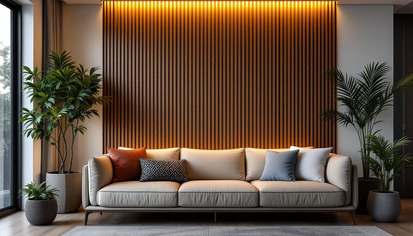 Texture and Material Accent Walls