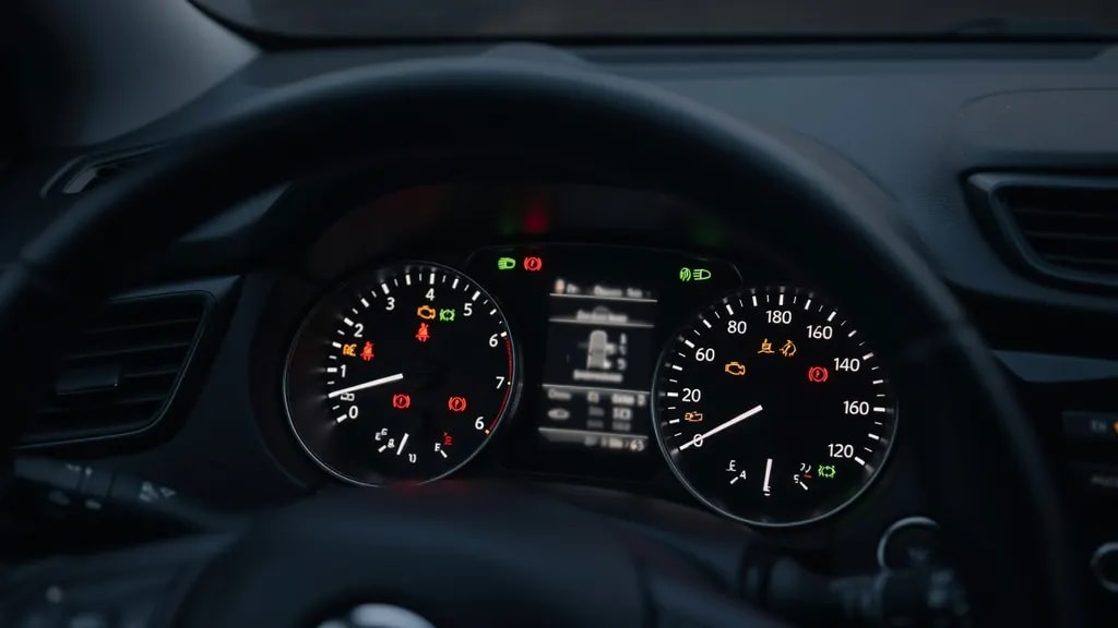 Nissan Qashqai Kontrolki Opis