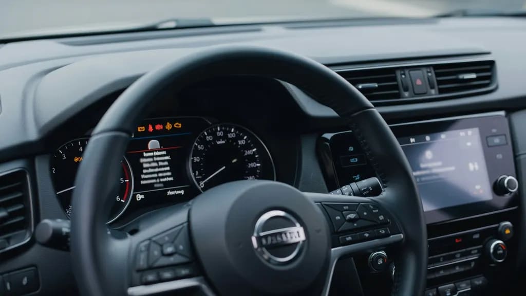 Nissan Qashqai Kontrolki Opis