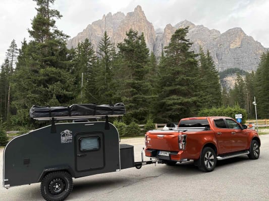 Camping by the lake