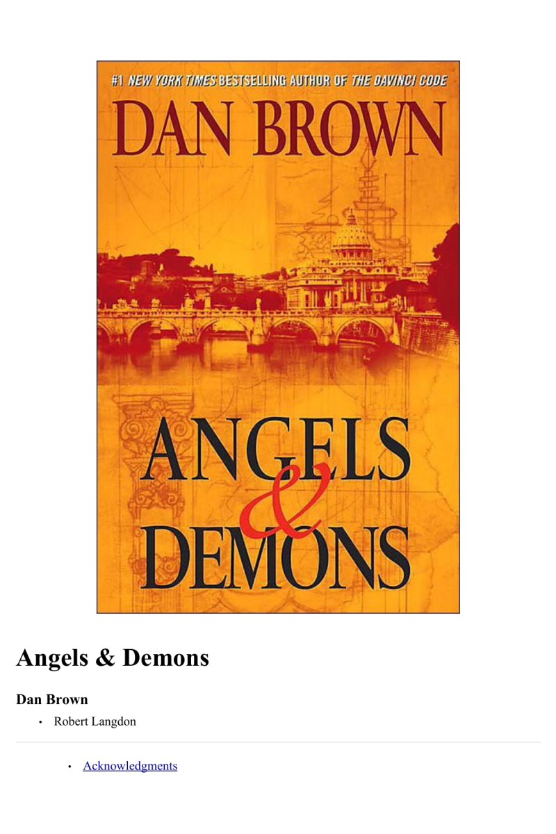 Angels and Demons