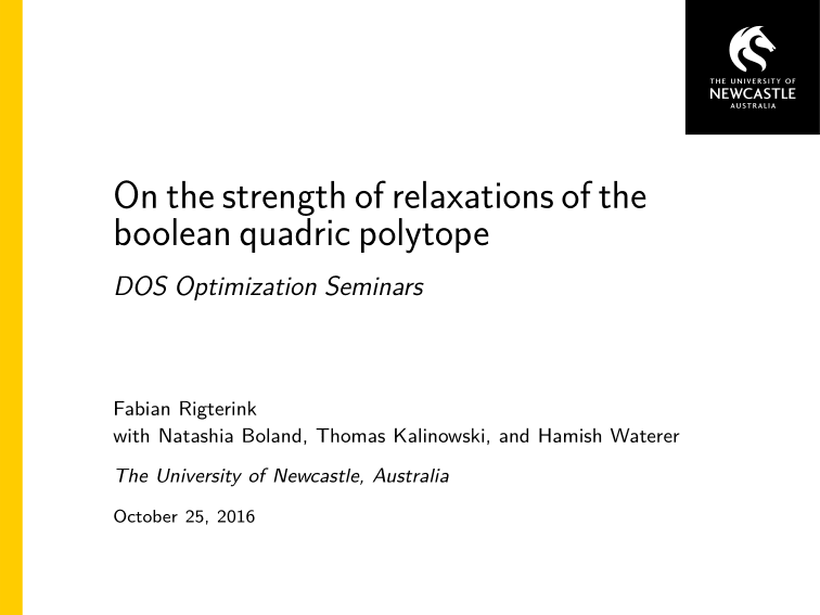 On the strength of relaxations of the boolean quadric polytope