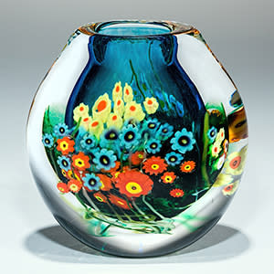 Turquoise Cased Vase