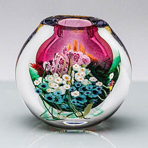 Ruby Cased Vase