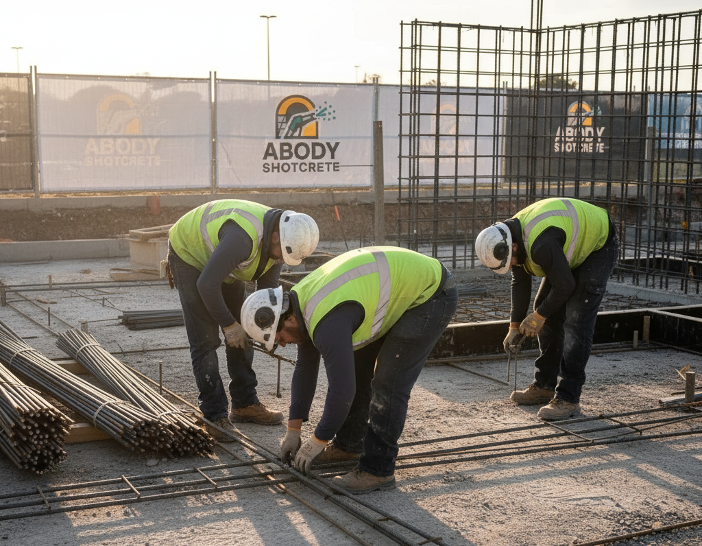 shotcrete NSW, pool shotcrete NSW, structural shotcrete contractor, concrete shell shotcrete.