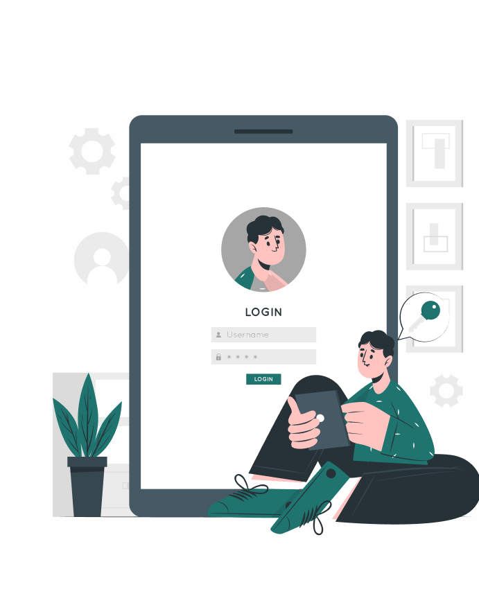 login illustration