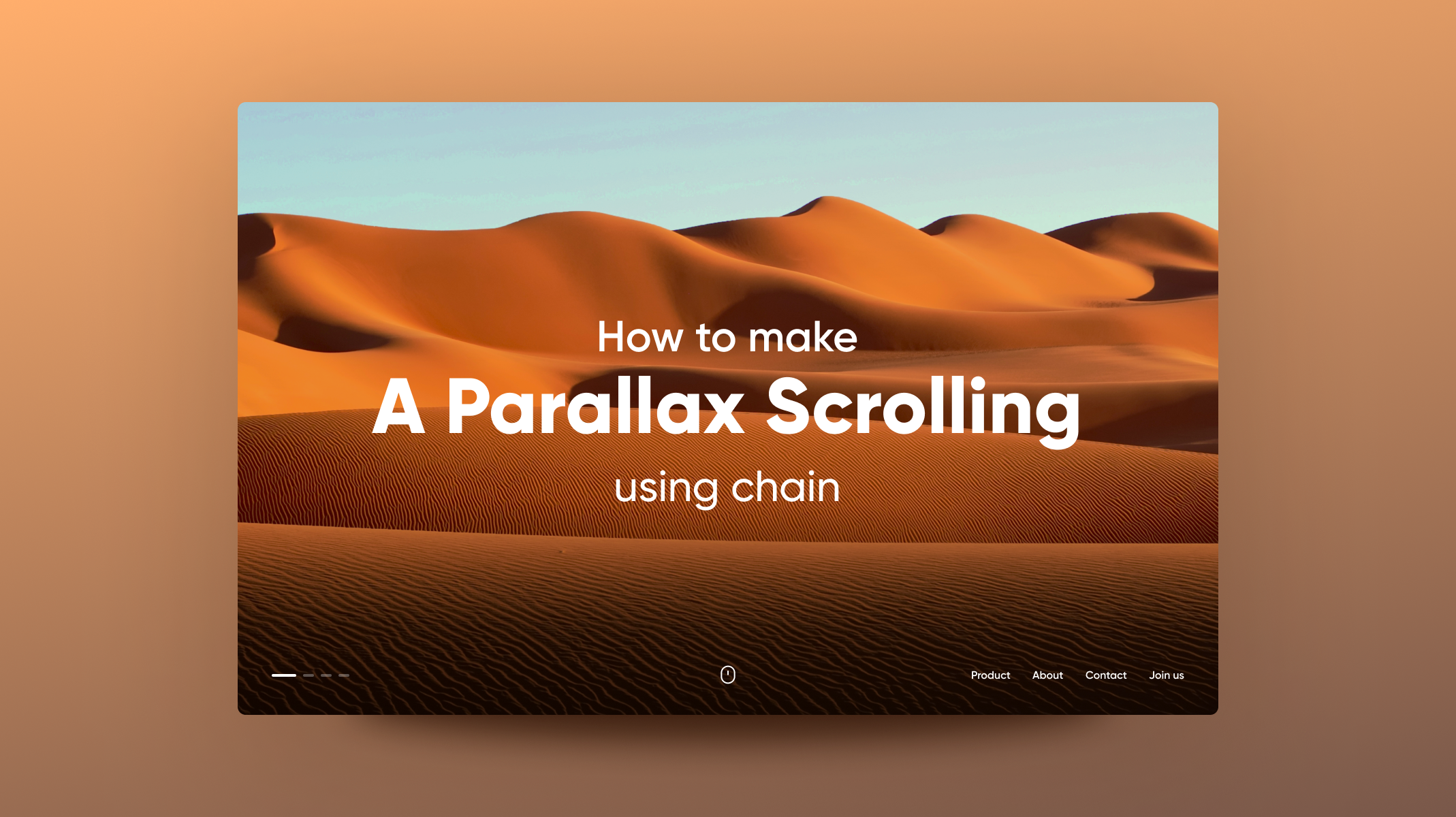 Cách tạo hiệu ứng Parallax Scrolling cực đơn giản với CSS