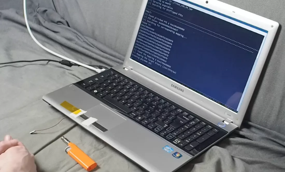 Hacker chiếm quyền truy cập hệ thống chỉ bằng một chiếc bật lửa