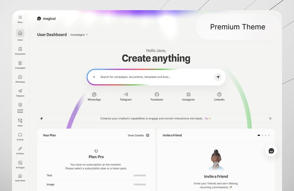 Marketing Bot Dashboard
