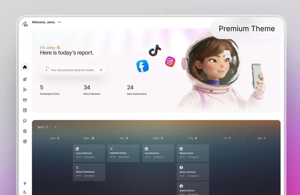 Social Media Agent Dashboard