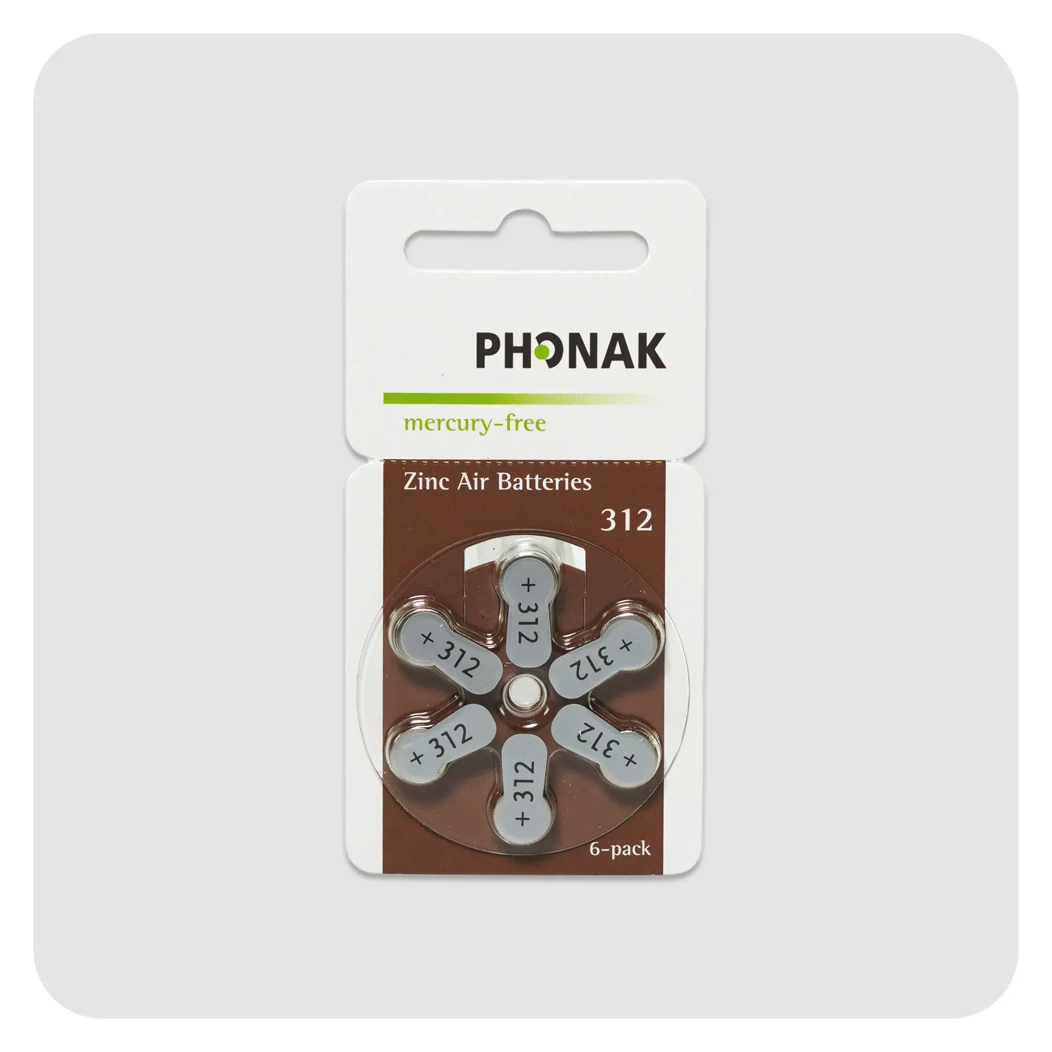 Батарейки № 312 Phonak