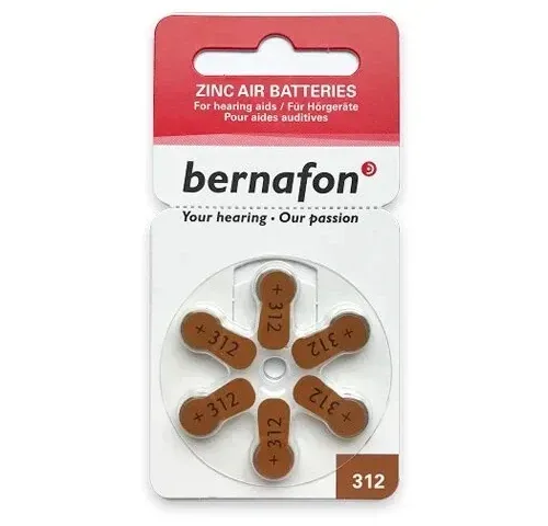 Батарейки № 312 Bernafon