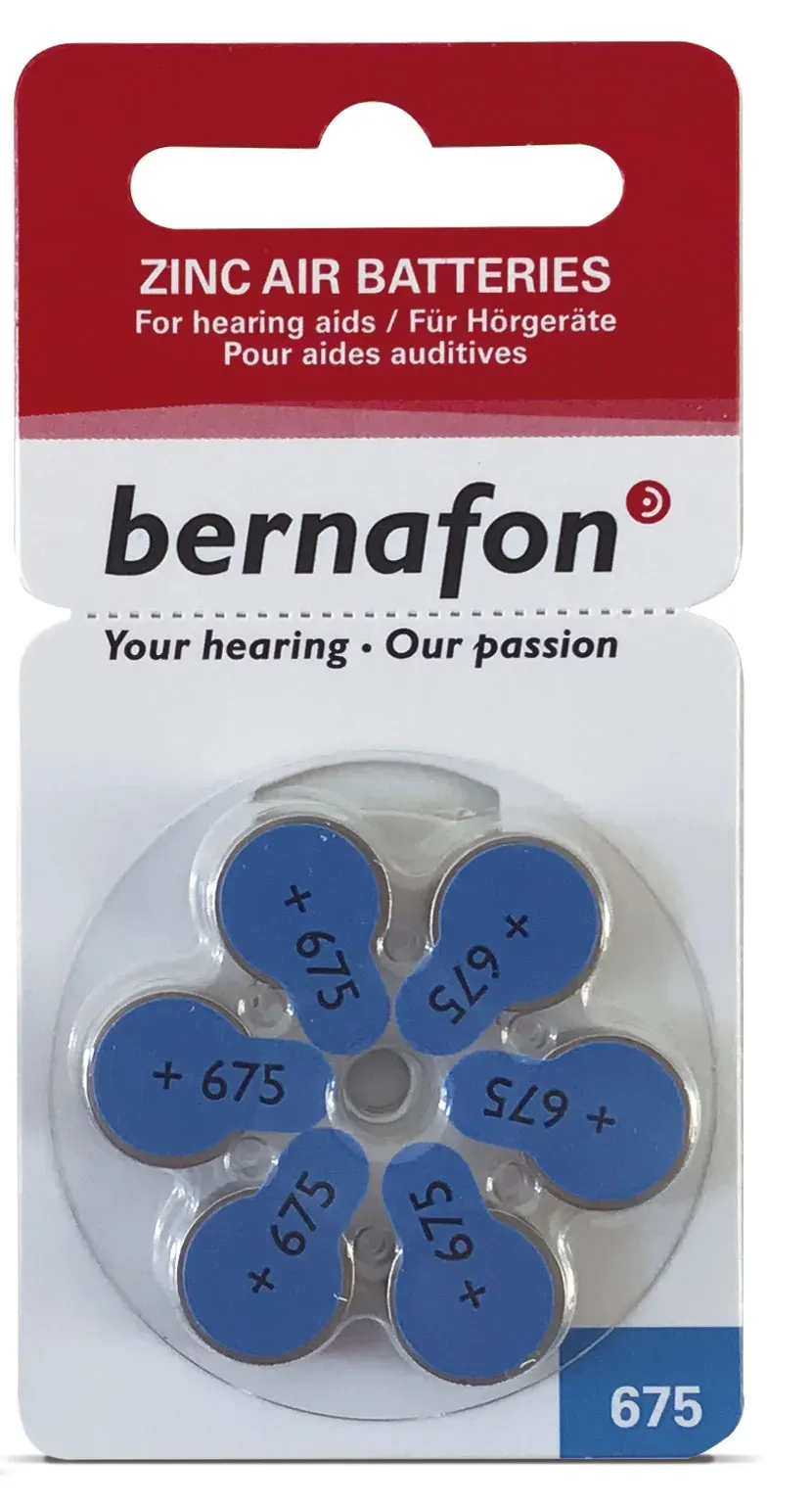 Батарейки № 675 Bernafon