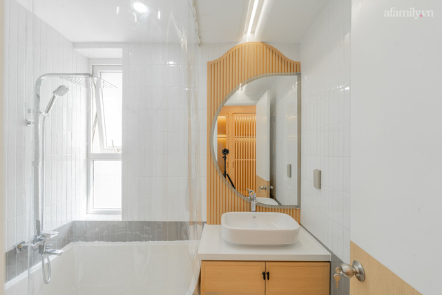 Căn hộ 92m² hiện đại ở Hà Nội với thiết kế tường bo tròn đặc biệt thu hút, gia chủ tiết lộ chi phí hết 1,5 tỷ - Ảnh 14. Căn hộ 92m² hiện đại ở Hà Nội với thiết kế tường bo tròn đặc biệt thu hút, gia chủ tiết lộ chi phí hết 1,5 tỷ - Ảnh 14.