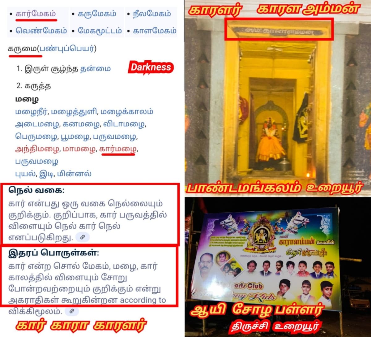 Velalar Pallar Mallar | வேளாளர் உழவர் மள்ளர் பள்ளர் மருத நிலம்