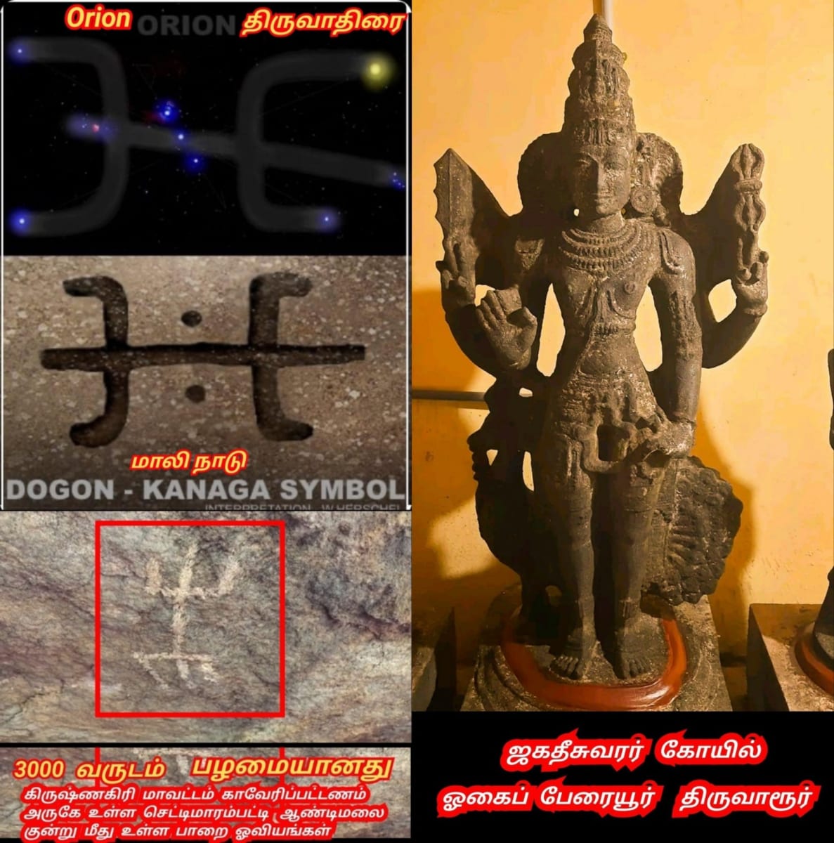 Thiruvathirai Shivan Orion Star Pallar Mallar | திருவாதிரை நட்சத்திரம் சிவன் ஈசன் மரபணு பள்ளர் மள்ளர்