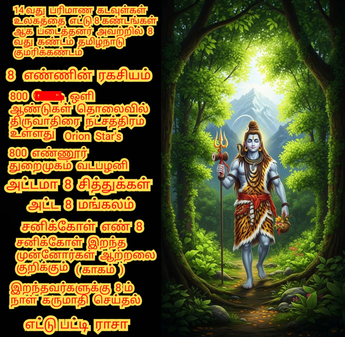Saturn God Shivan Pallar Mallar | சனி கோள் சனீஸ்வரன் சிவன் ஈசன் பள்ளர் மள்ளர்