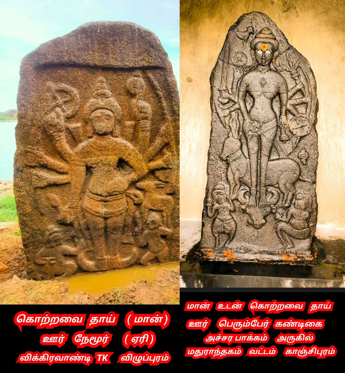 Kotravai Kaali God Ancient Pallar Mallar Worship | கொற்றவை காளி கடவுள் பள்ளர் மள்ளர் தங்கள் குல தெய்வமாக வழிபட்டனர்