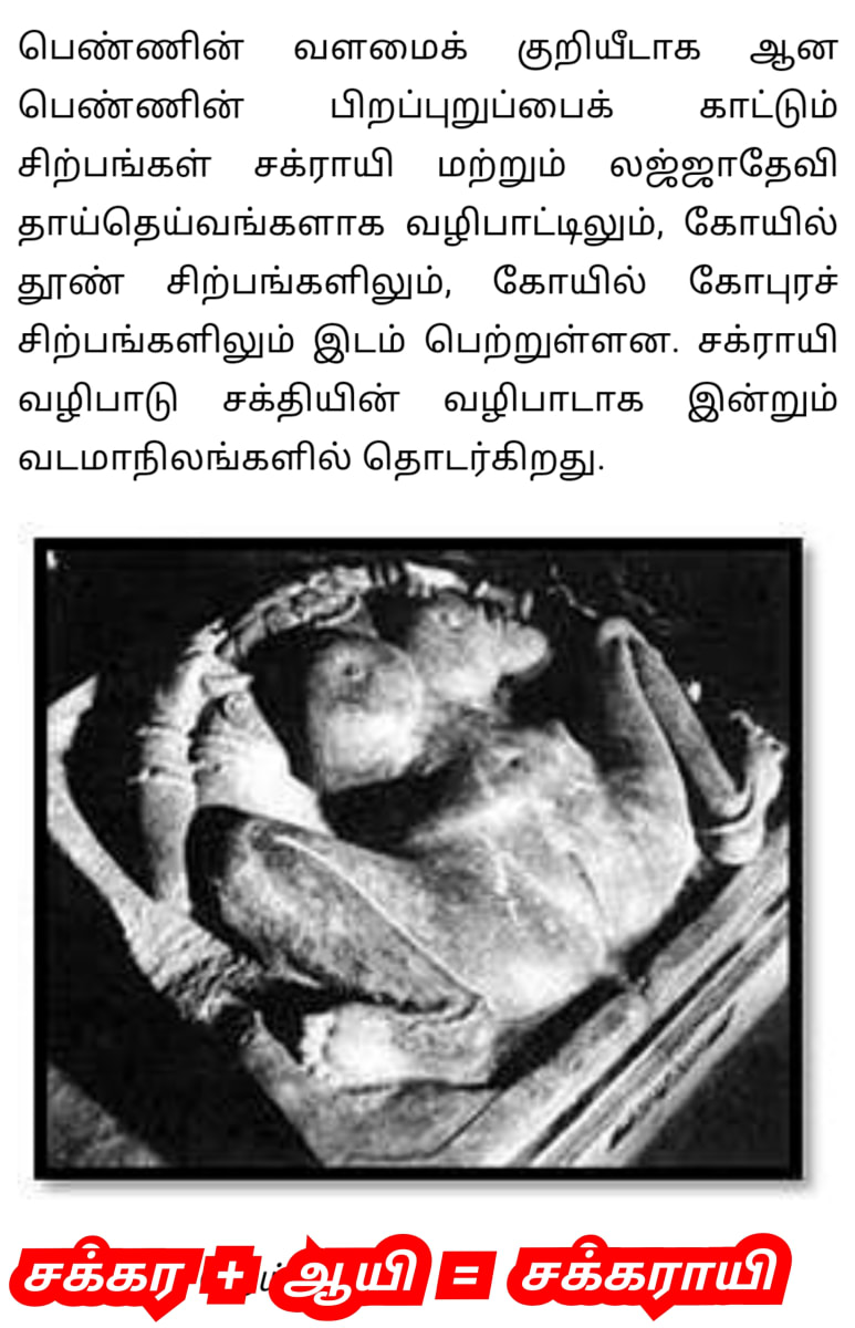 Lajja Gauri  Chakraye God Pallar Mallar | சக்காரயி ஆயி கடவுள் பள்ளர் மள்ளர்