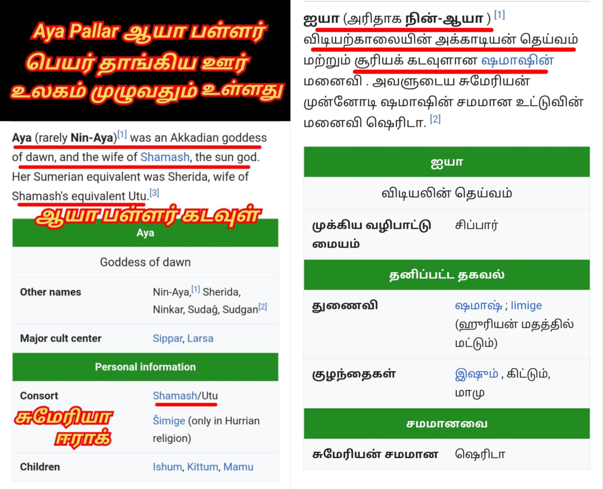 Aya Pallar Mallar World | ஆயா பள்ளர் மள்ளர் உலகம்