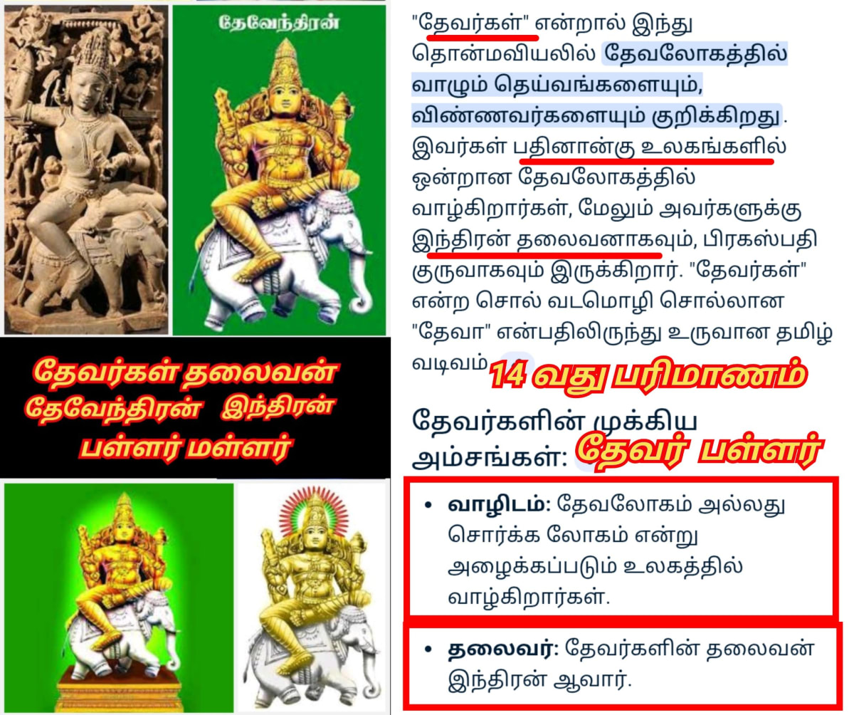 Devar Pallar Mallar | தேவர் தேவன் பள்ளர் மள்ளர் தேவர்கள் தலைவன் தேவேந்திரன் இந்திரன்