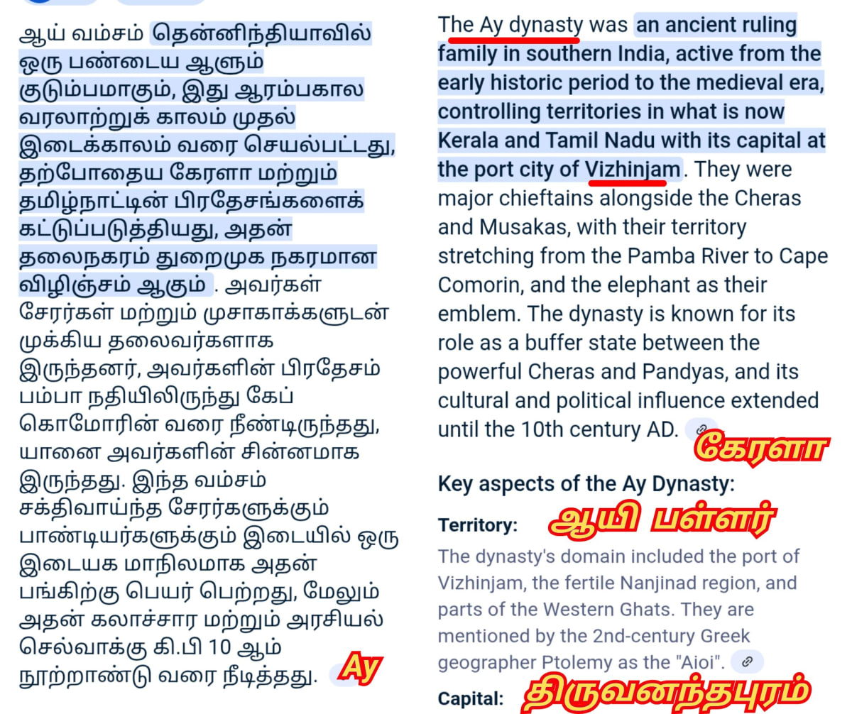Kerala Pallar Mallar Moopan Ay Warrier Mannadi | கேரளா பள்ளர் மள்ளர் ஆயி மூப்பர் மூப்பன் வாரியர் மண்ணாடி