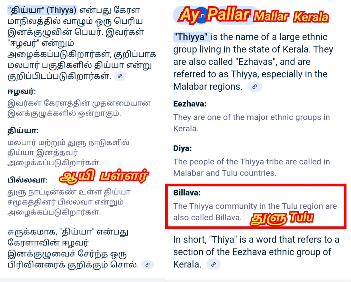 Kerala Pallar Mallar Moopan Ay Warrier Mannadi | கேரளா பள்ளர் மள்ளர் ஆயி மூப்பர் மூப்பன் வாரியர் மண்ணாடி