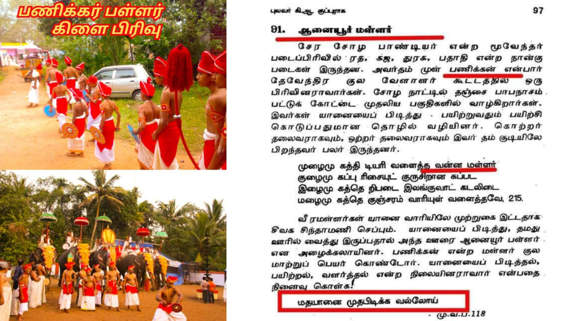 Kerala Pallar Mallar Moopan Ay Warrier Mannadi | கேரளா பள்ளர் மள்ளர் ஆயி மூப்பர் மூப்பன் வாரியர் மண்ணாடி