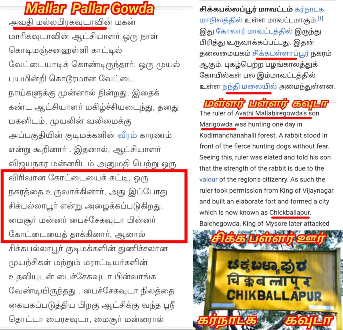 Karnataka Gowda Hoysala Kingdom Pallar Mallar | கர்நாடக கவுடா ஹொய்சாள பள்ளர் மள்ளர்