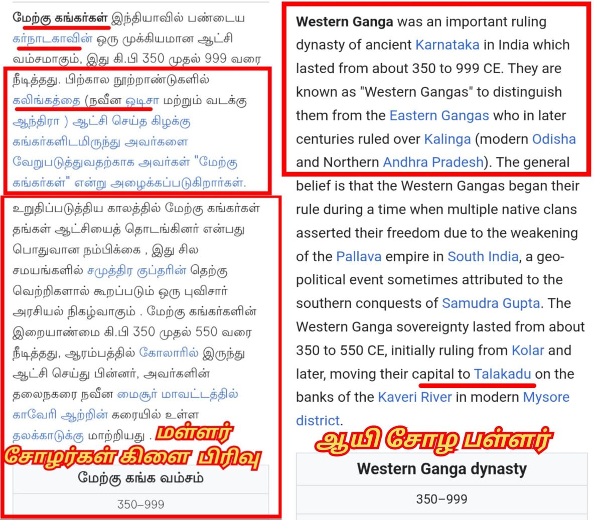 Karnataka Chalukya Ganga Kingdom Pallar Mallar | கர்நாடக சாளுக்கிய கங்கர் அரச வம்சம் பள்ளர் மள்ளர்