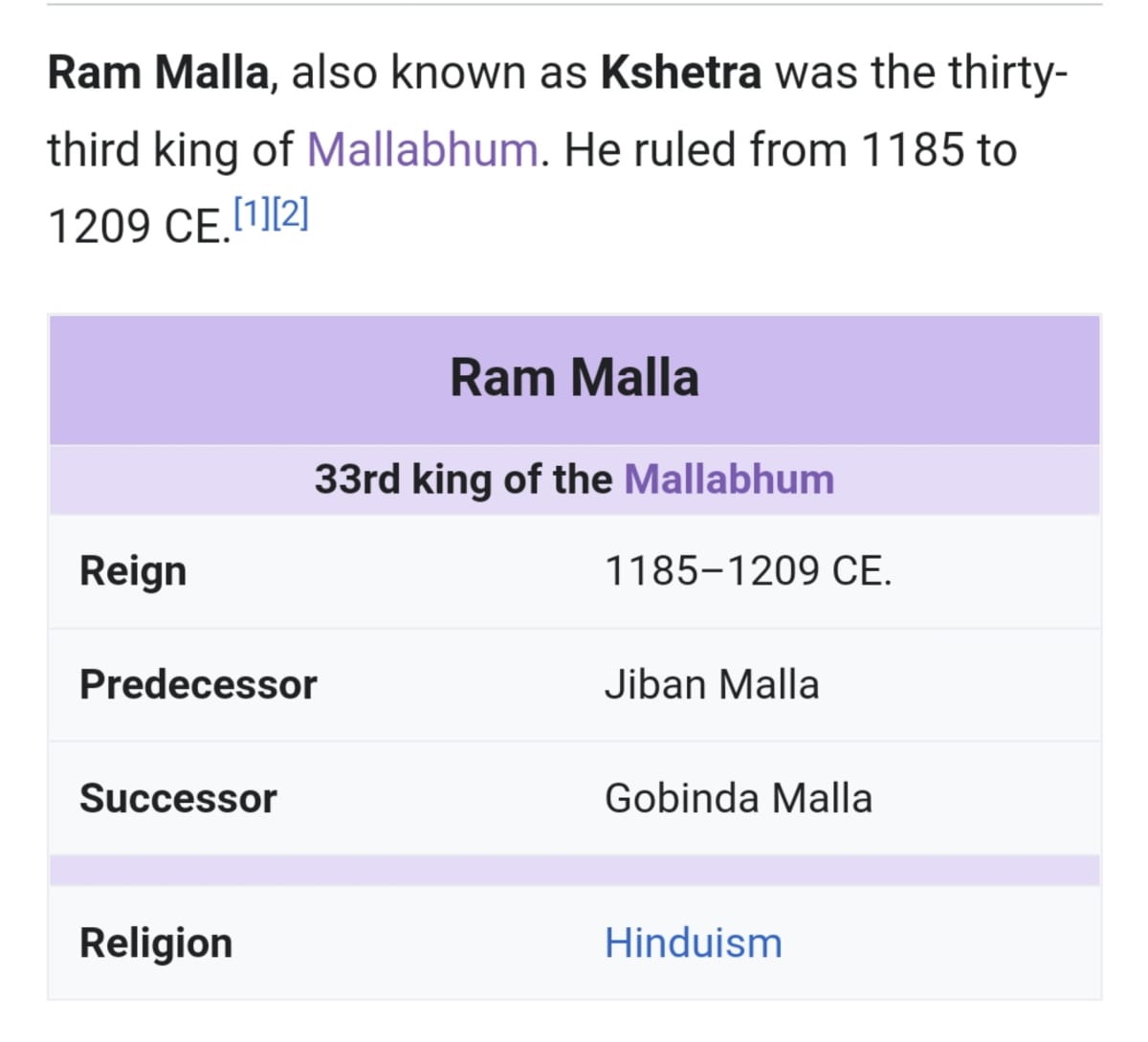 Malla Mallar Pallar Kingdom West Bengal | மள்ளர் அரச வம்சம் மேற்கு வங்காளம்