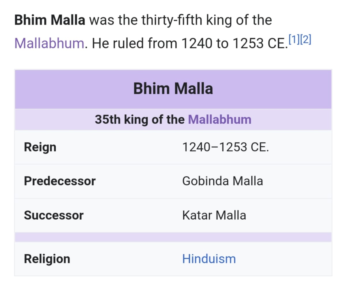 Malla Mallar Pallar Kingdom West Bengal | மள்ளர் அரச வம்சம் மேற்கு வங்காளம்