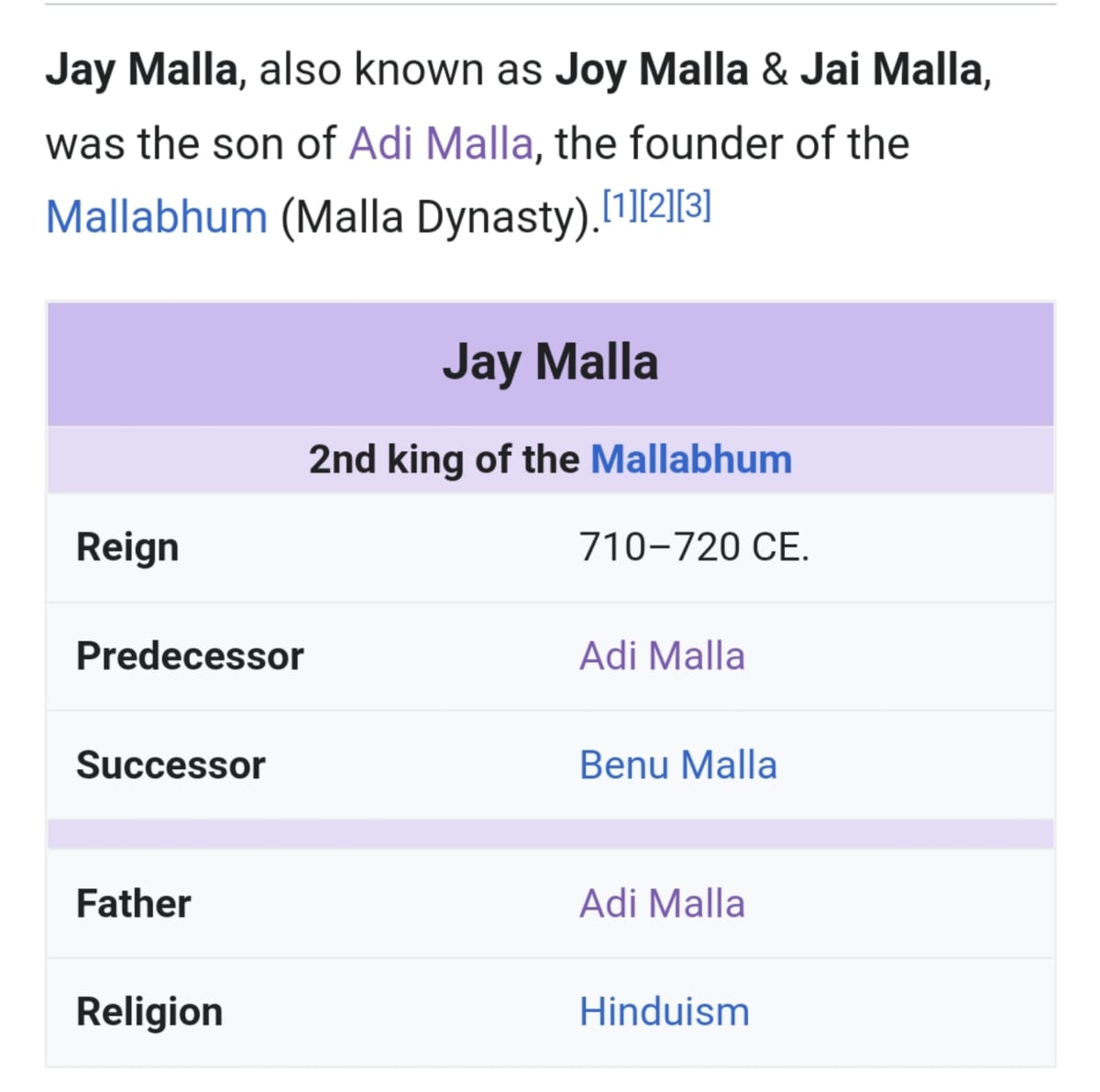 Malla Mallar Pallar Kingdom West Bengal | மள்ளர் அரச வம்சம் மேற்கு வங்காளம்