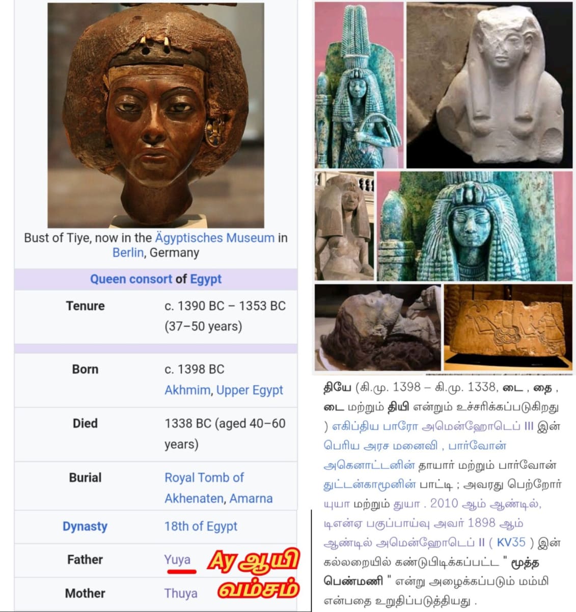Egypt Ay Aya Pallar Mallar Ancient Tamil People | எகிப்து ஆயி ஆயா பள்ளர் மள்ளர்
