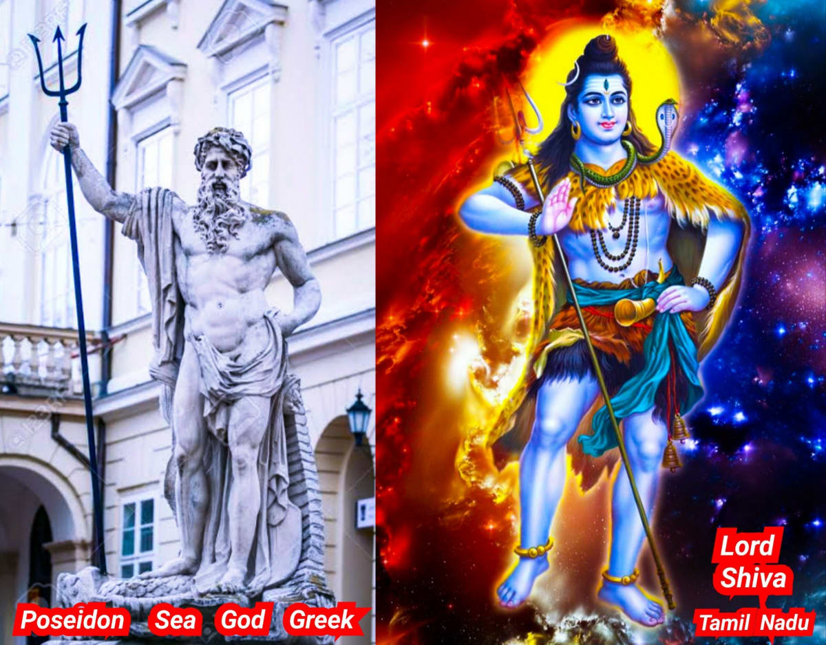 Greek Poseidon Zeus Shivan Murugan God Pallar Mallar Ancient Tamil Greece | கிரேக்க கடவுள்கள் சிவன் ஈசன் முருகன் பள்ளர் மள்ளர்